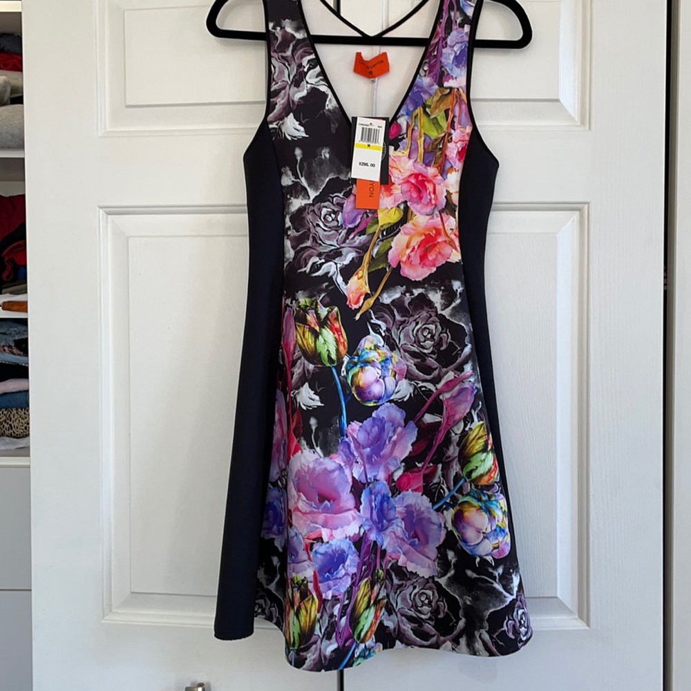 Clover Canyon spandex and polyester cocktail dress